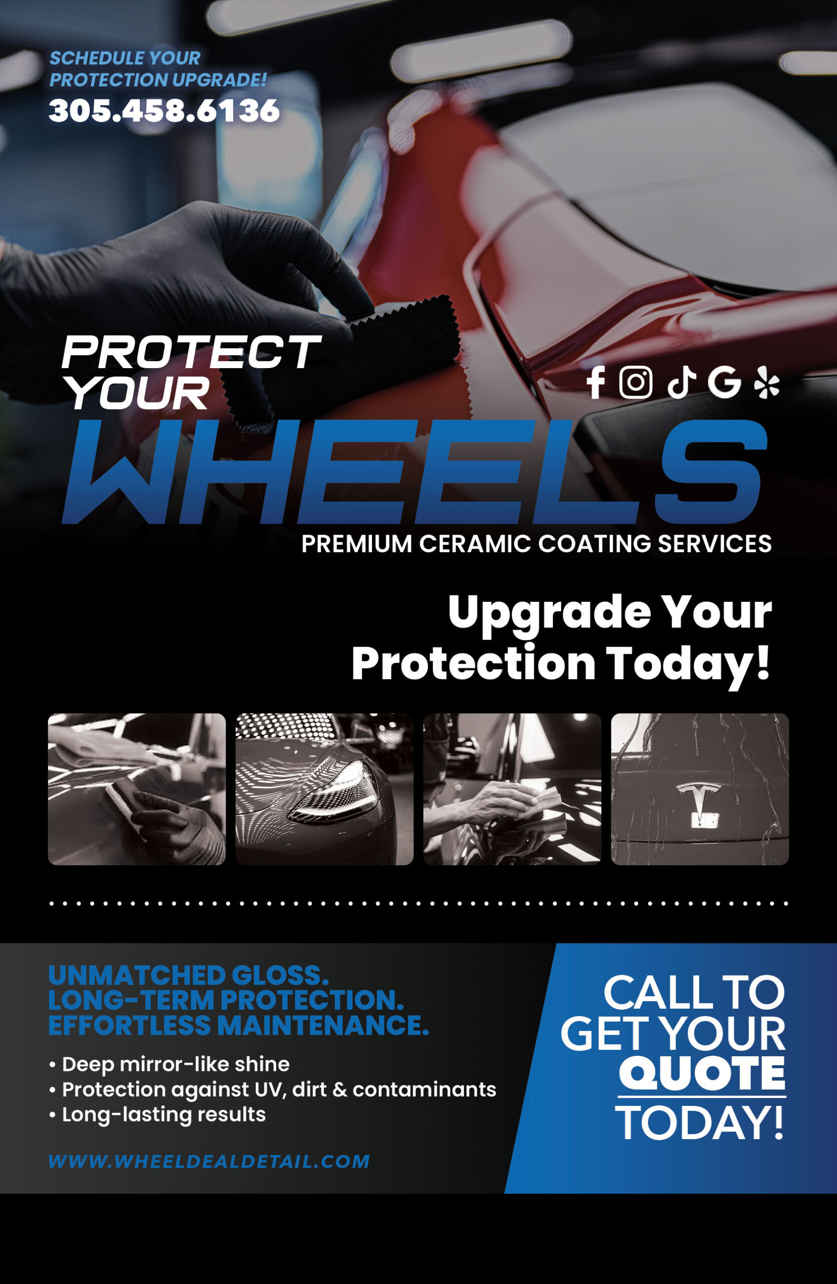 Wheel Deal Detail Ceramic Coating Flyer