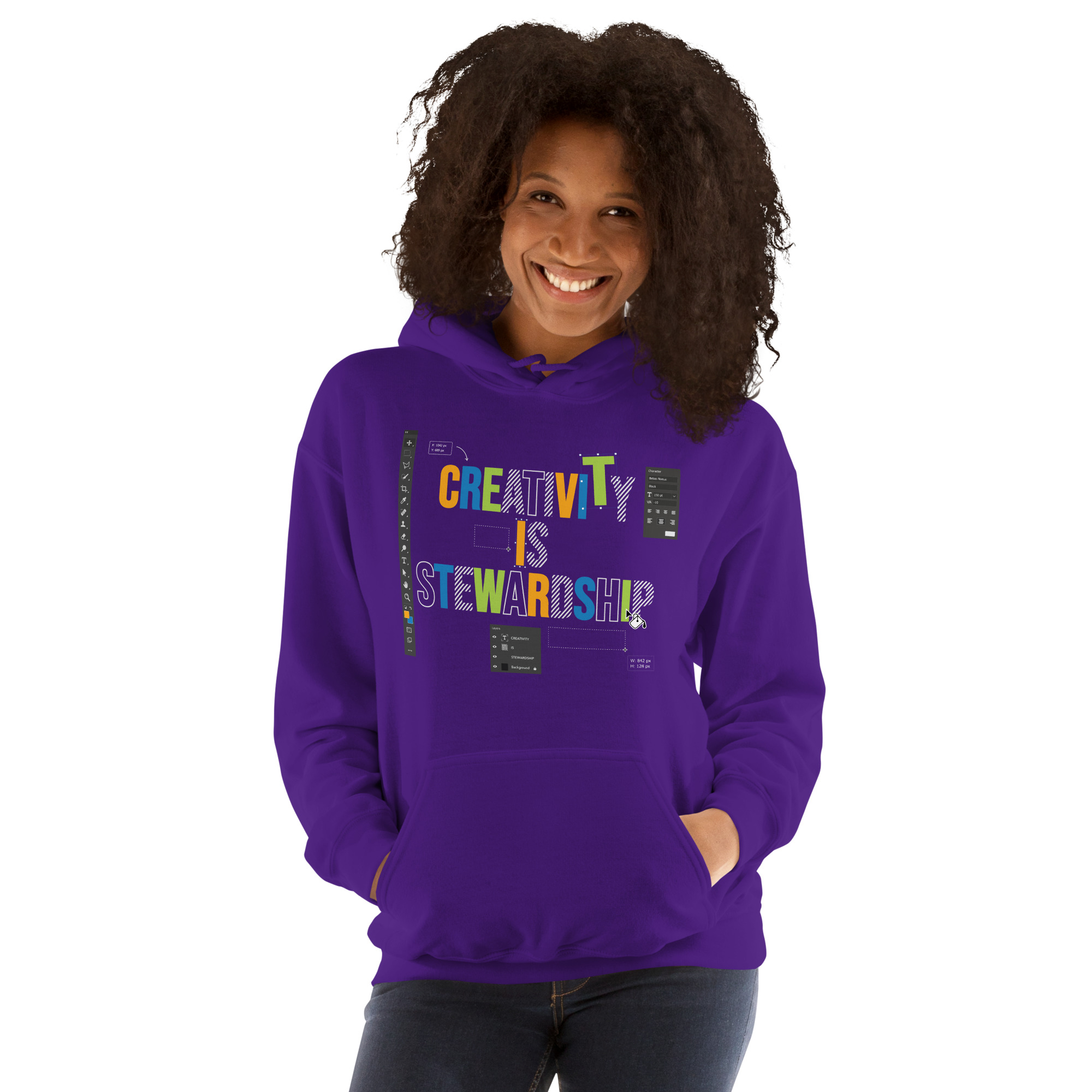 Mission 001 | Creativity is Stewardship Unisex Hoodie - Image 5